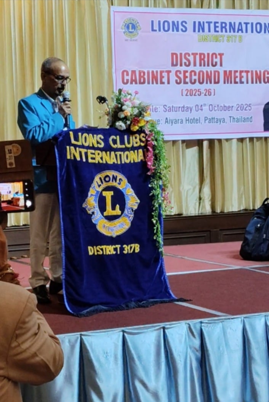 Six Members of Lions Club of Panjim attended the Second District Cabinet Meeting held at Bangkok