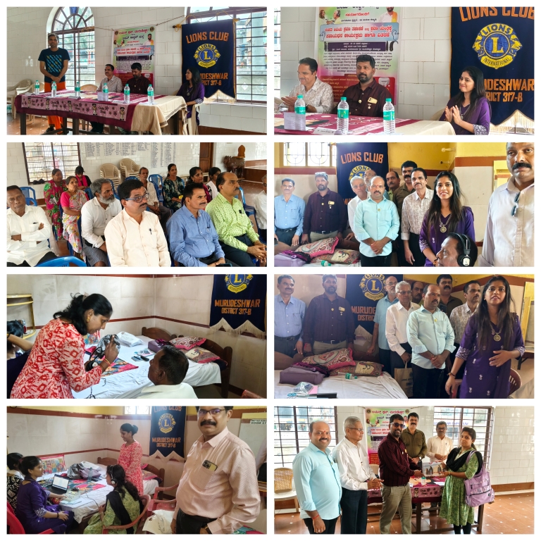 CONDUCTED FREE EAR CHECK-UP AND HEARING AID DISTRIBUTION CAMP.