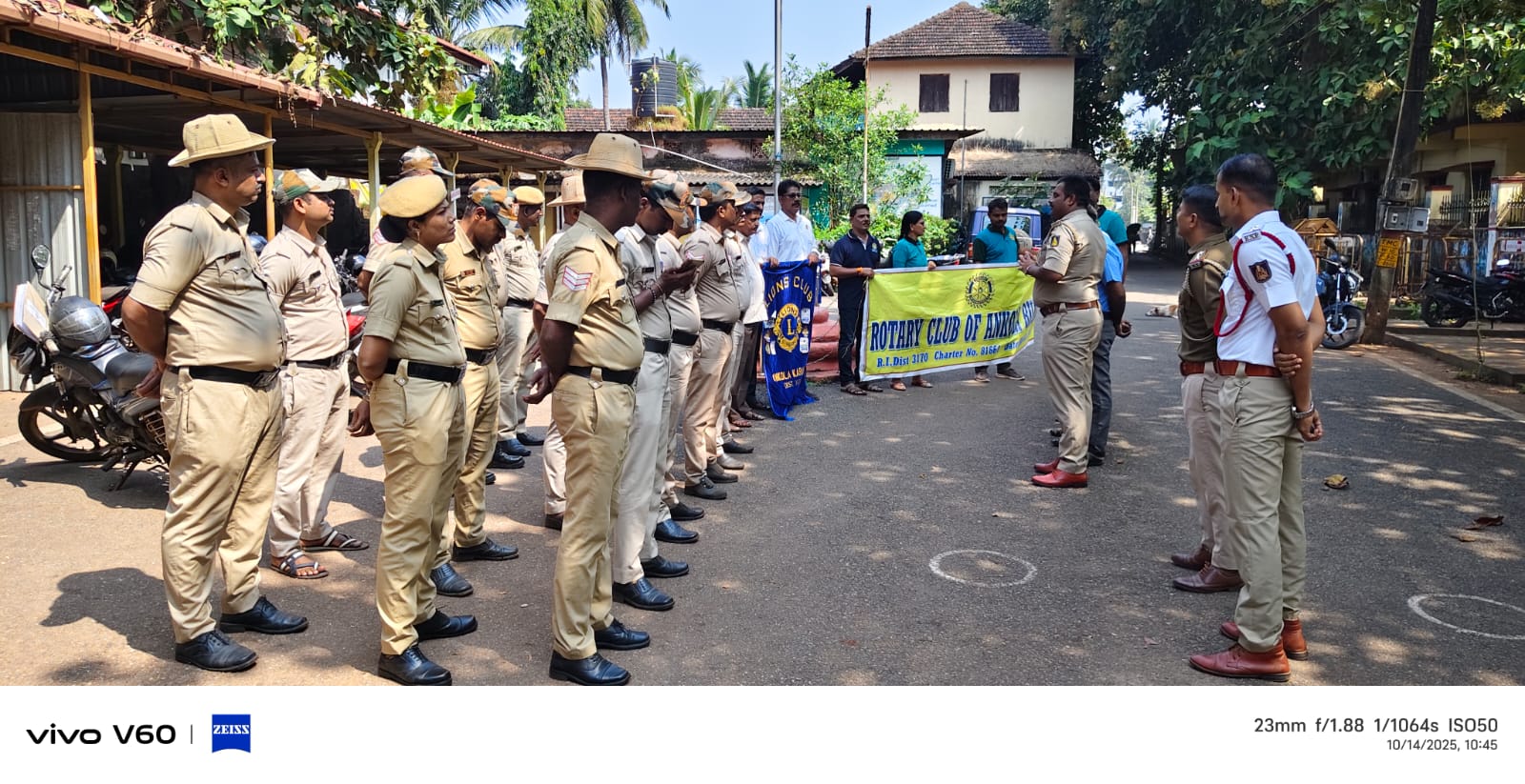 ORGANIZING PUBLIC AWARENESS PROGRAM.   HELMET AWARENESS RALLY