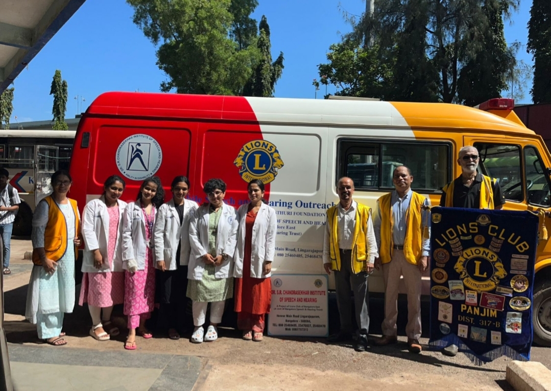 Lions club of Panjim organised a Speech and hearing loss detection camp