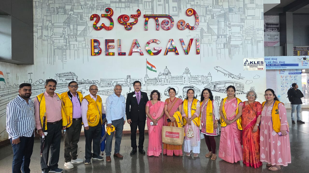 Attended DG visit to Lions club of Belgaum on 26th October 2025