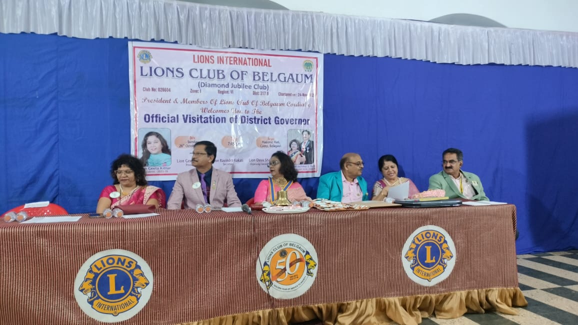 Attended DG visit to Lions club of Belgaum on 26th October 2025