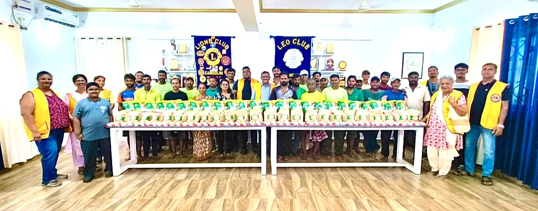 Distribution of Groceries to Sanitation Workers.