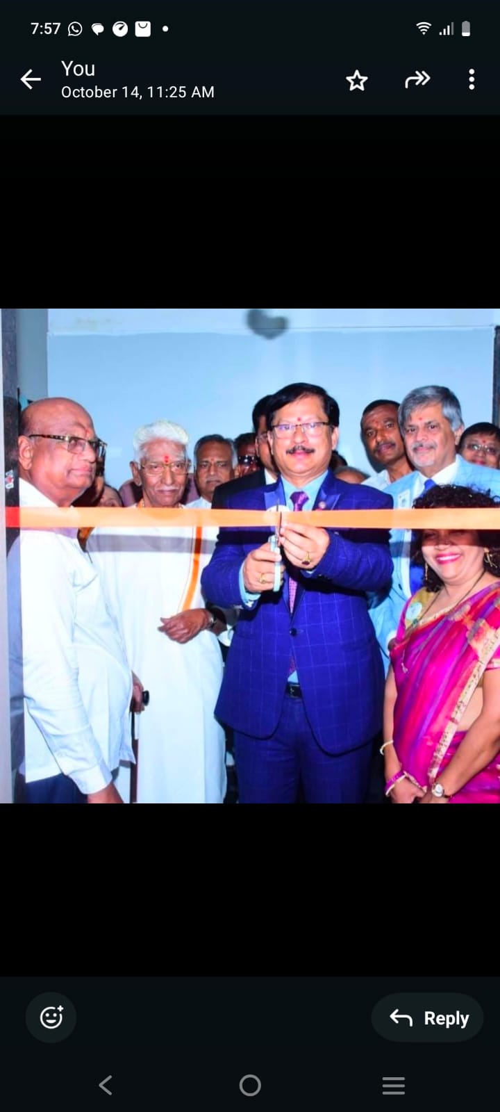 Inauguration of Lions eye hospital 