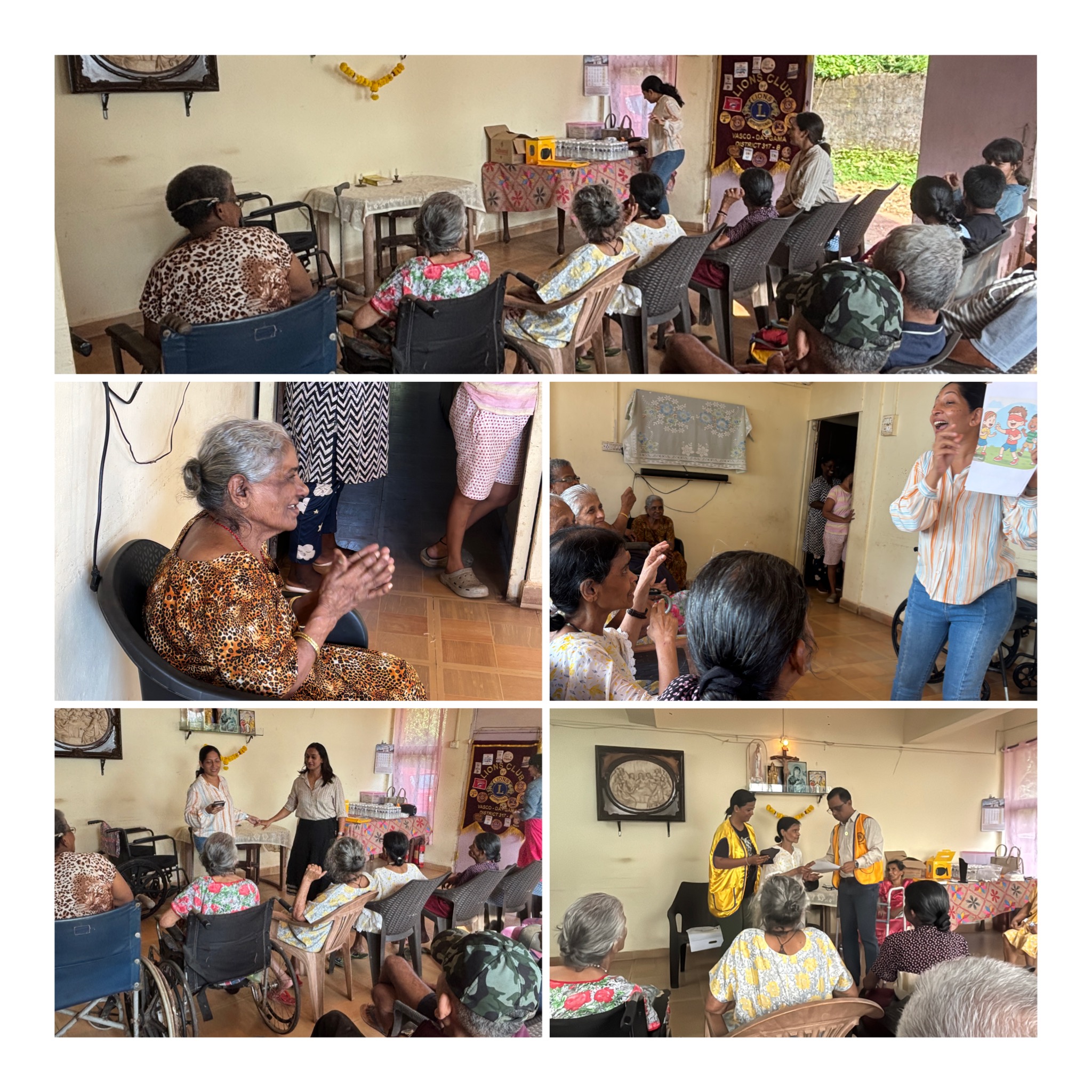 Visit to Oldage home 
