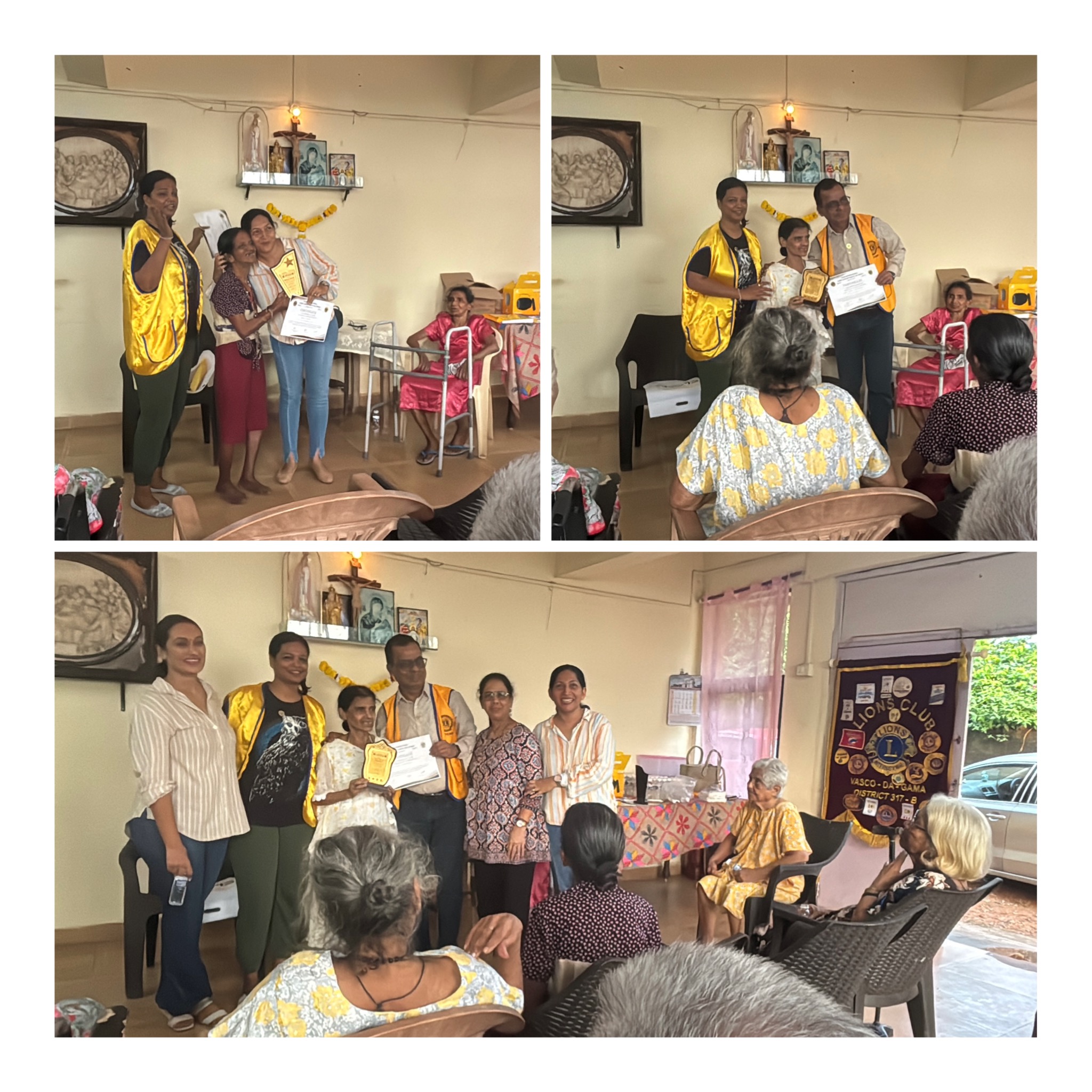 Honouring of Resource person for conducting sessions during Mental health week