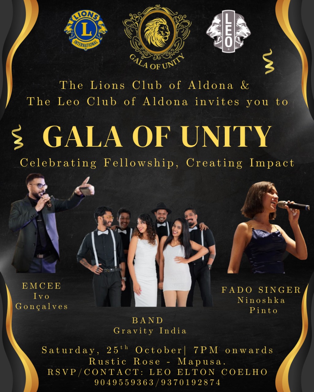  Grand gala night of Dine and dance-fund raiser