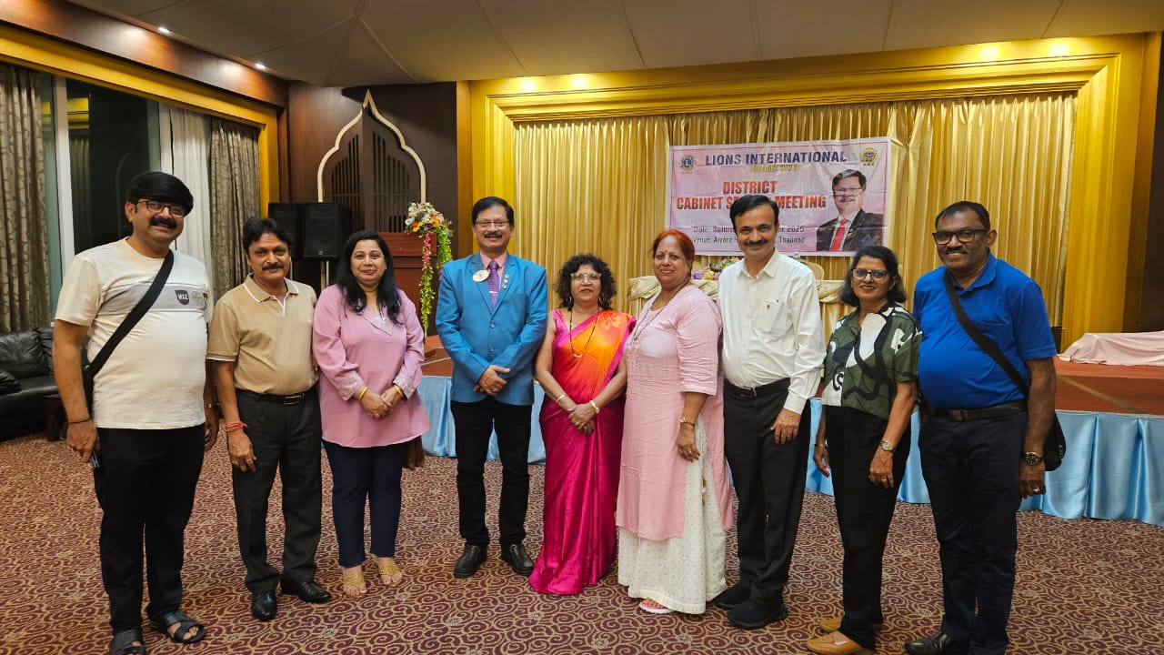 Attendance at 2nd District Cabinet Meet at Pattaya.