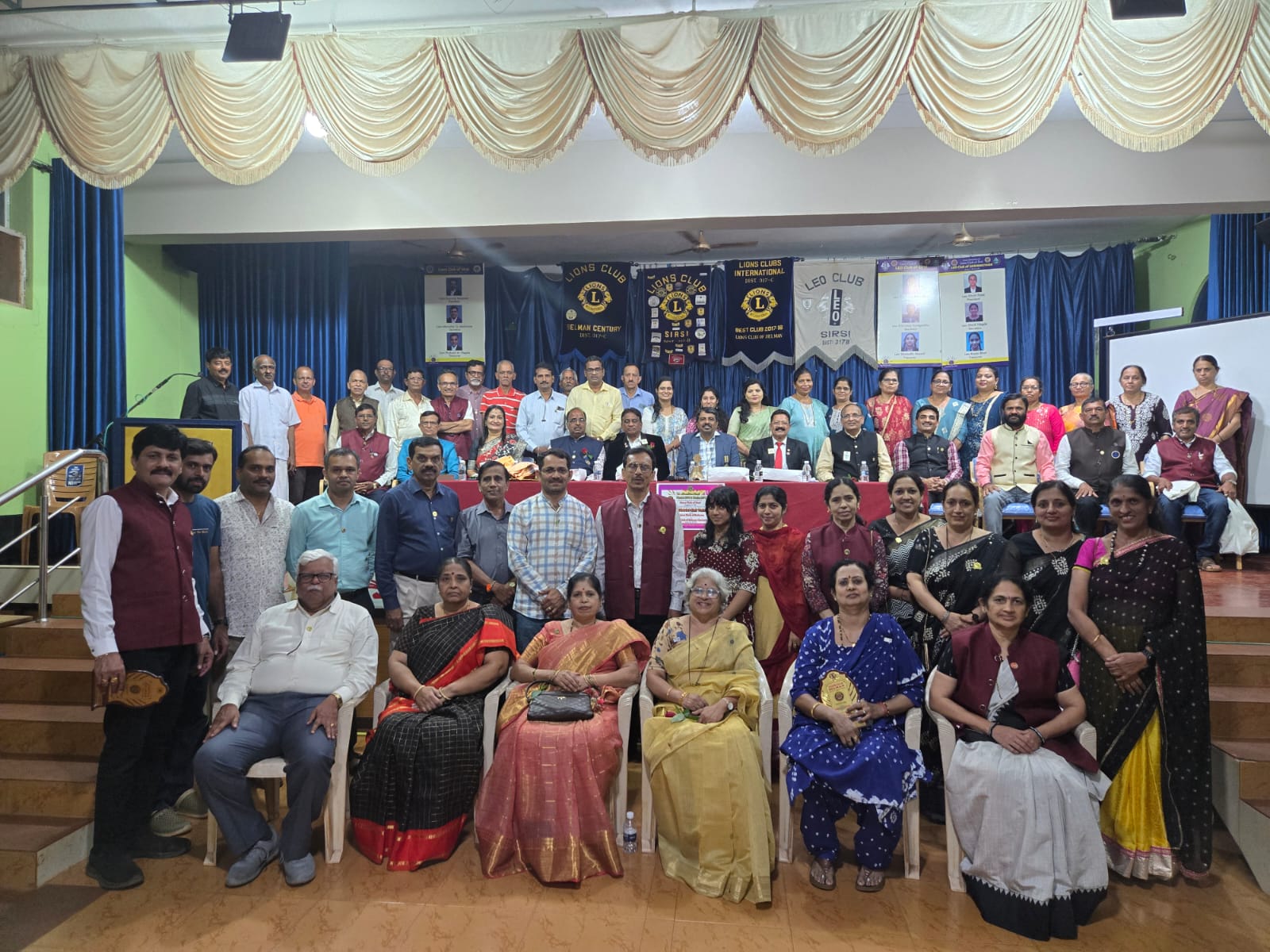 ATTENDED INTER DISTRICT CLUB TWINNING: LIONS CLUB SIRSI (DIST317B) AND LIONS CLUB BELMAN & BELMAN CENTURY(DIST 317C)MAN 