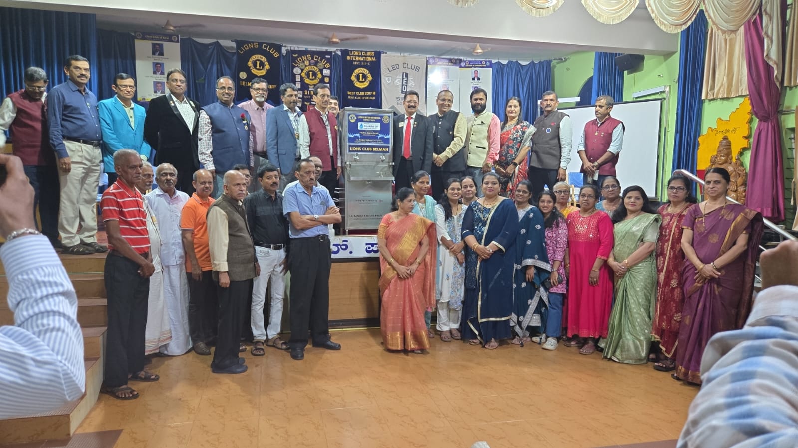 ATTENDED INTER DISTRICT CLUB TWINNING: LIONS CLUB SIRSI (DIST317B) AND LIONS CLUB BELMAN & BELMAN CENTURY(DIST 317C)MAN 