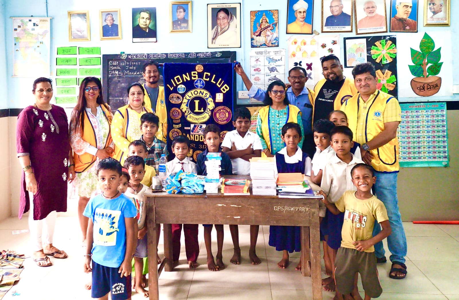 Donation of Stationery items to Primary School Students.