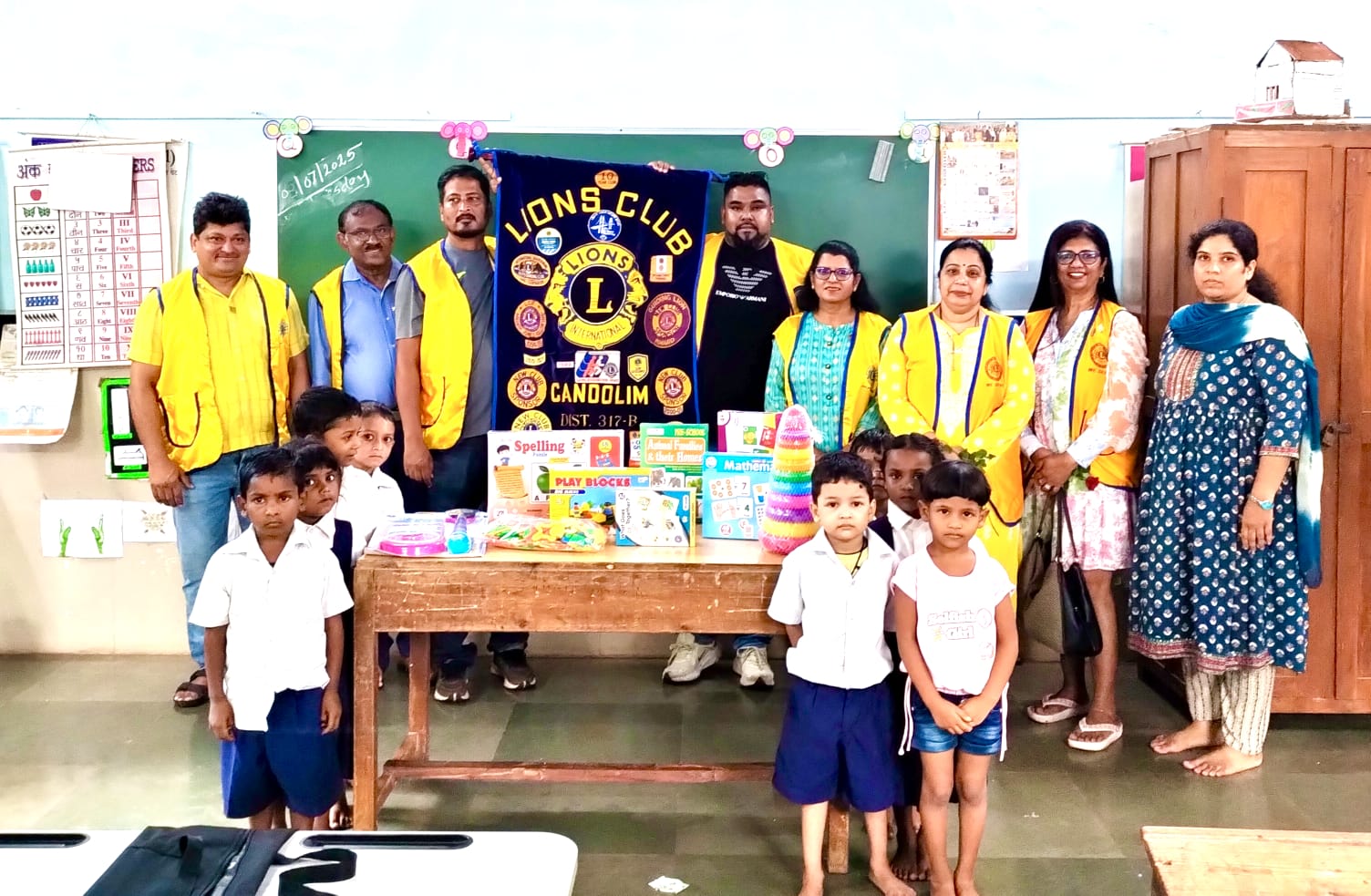 Donation of Activity based toys to Government Primary School in Saipem.