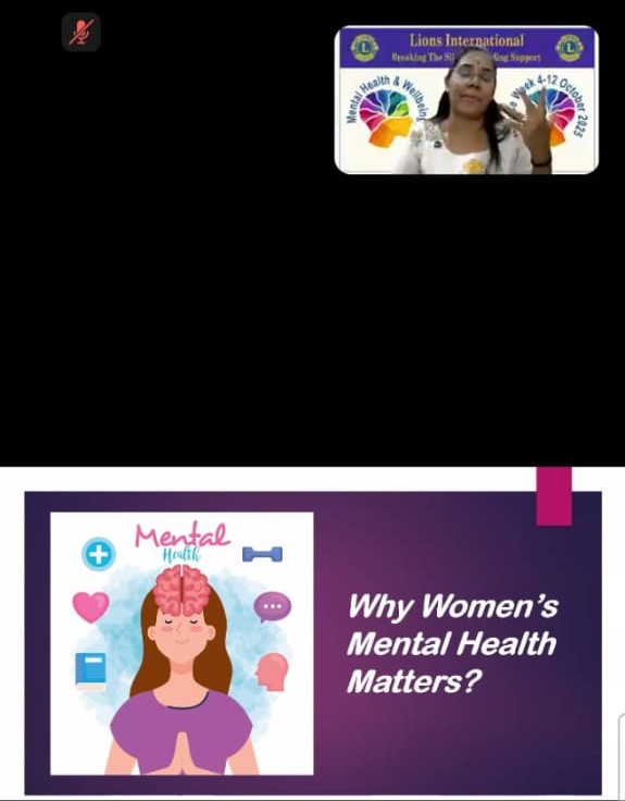 Topic: Women's Mental Health
