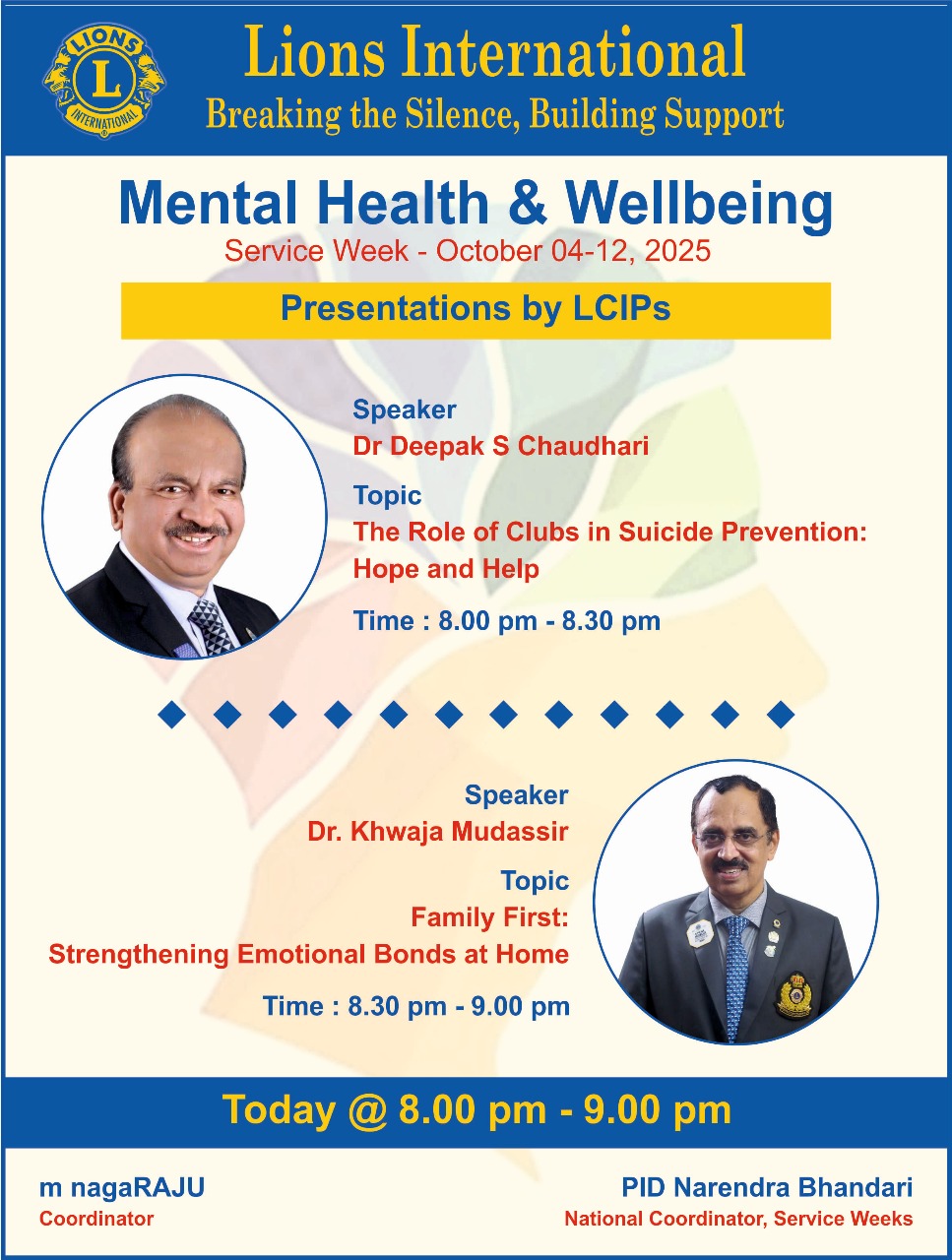 Topic: The Role of Clubs in Suicide Prevention