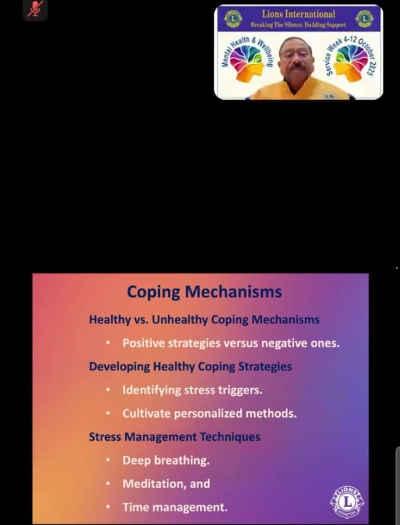 Topic: Let's Talk Mental Health