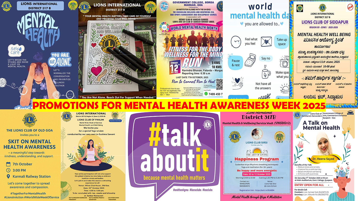 Continous Circulars and Promotiopns For Mental Health Week 2025 Digitally and Hard Copies Under UNSDG #3