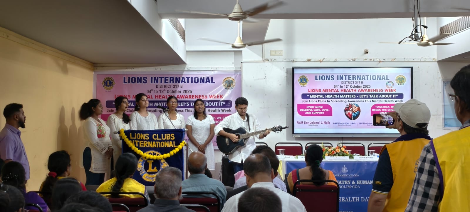Attended Opening Ceremony of UNSDG#3 programme "Lions Mental Health Awareness Week" conducted by the District 317B, District Governor PMJF Lion Jaiamol Naik on 04 Oct 2025