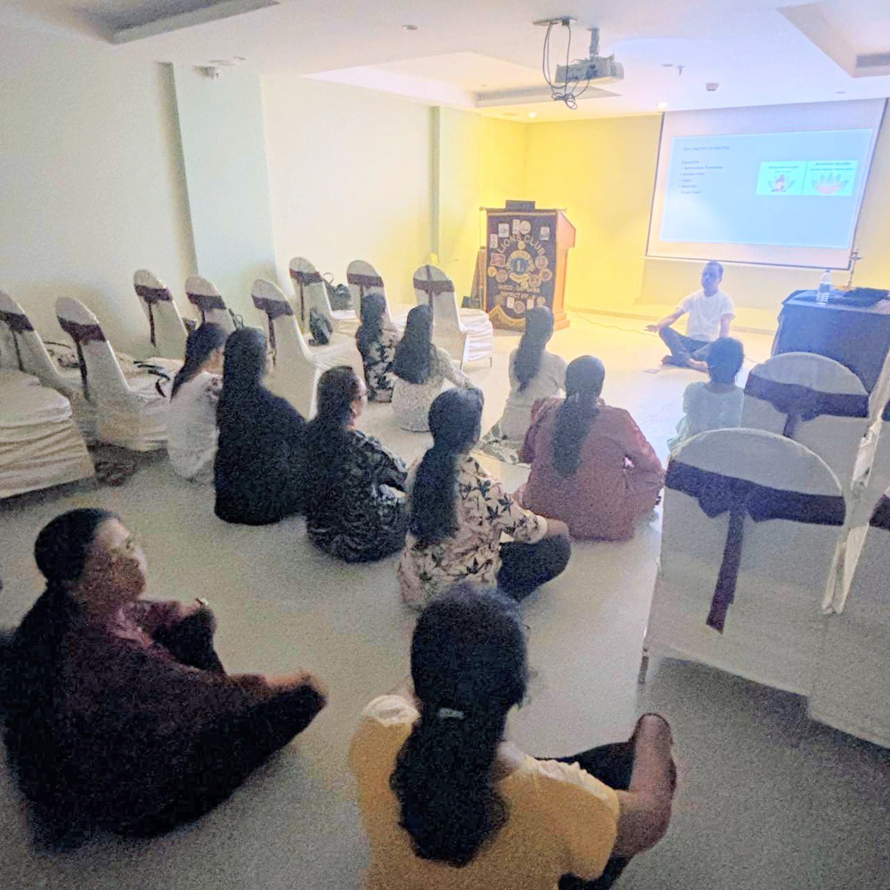 CONDUCTED YOGA PRACTICLE SESSION FOR WEMENS ON 11 OCTOBER 2025 AT HOTEL FLORA GRAND