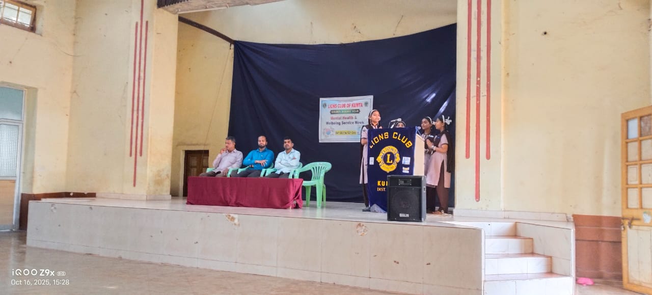 conducted lecture on mental health