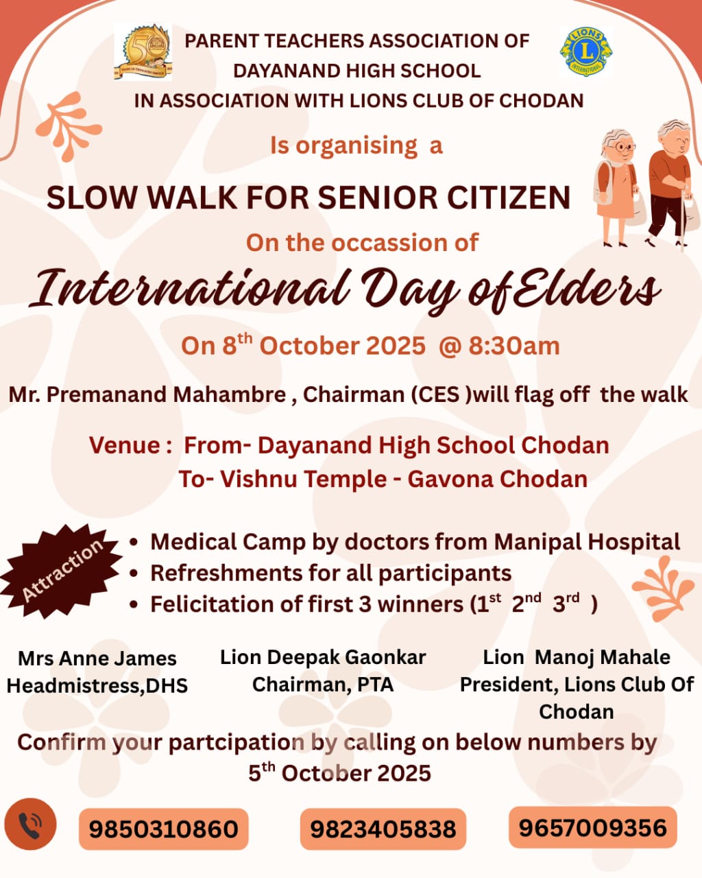 INTERNATIONAL DAY OF ELDERS