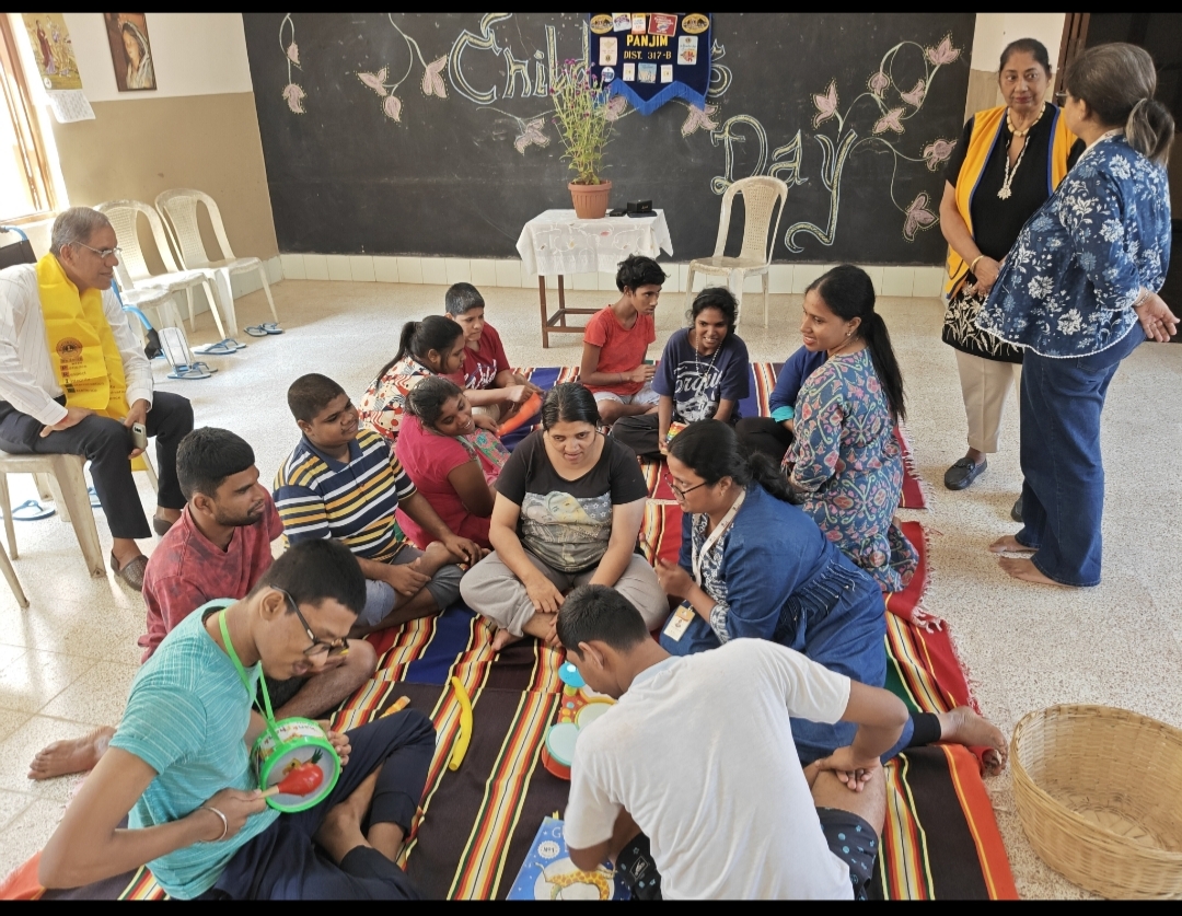 Lions Club of Panjim celebrated Children's Day with the Special Children of Peace Haven, Caranzalem