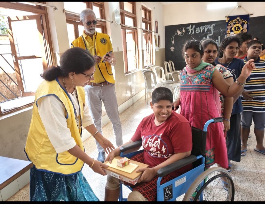 Lions Club of Panjim celebrated Children's Day with the Special Children of Peace Haven, Caranzalem