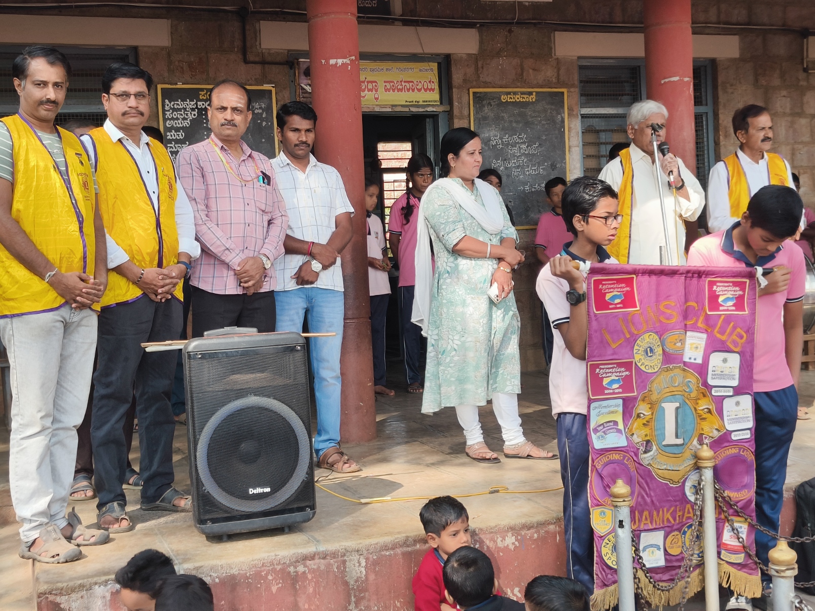 Free Dental check-ups and eye screening for Girish Nagar School Children`s and staff members.