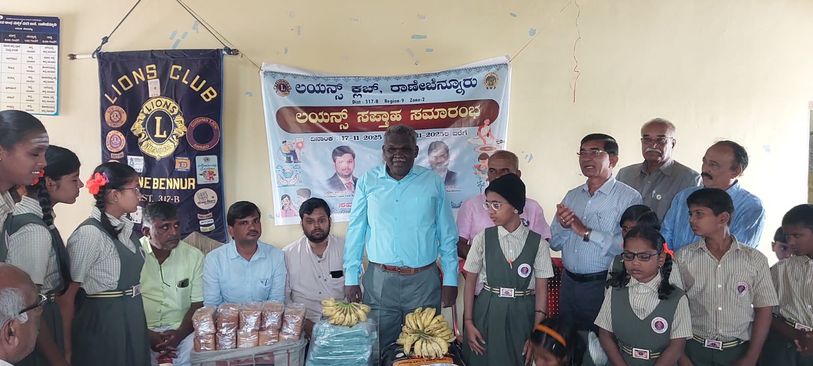 DONATEDED  Groceries  and fruits 