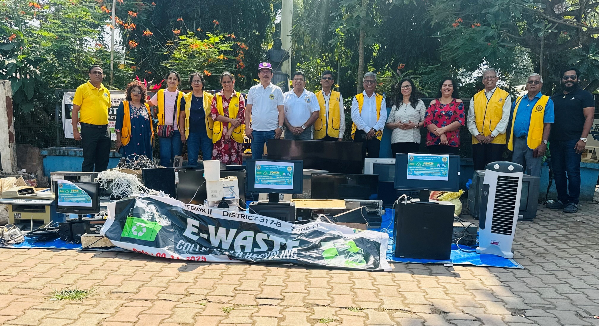 As zone chairperson attended the E-waste collection drive on 16th November 2025 