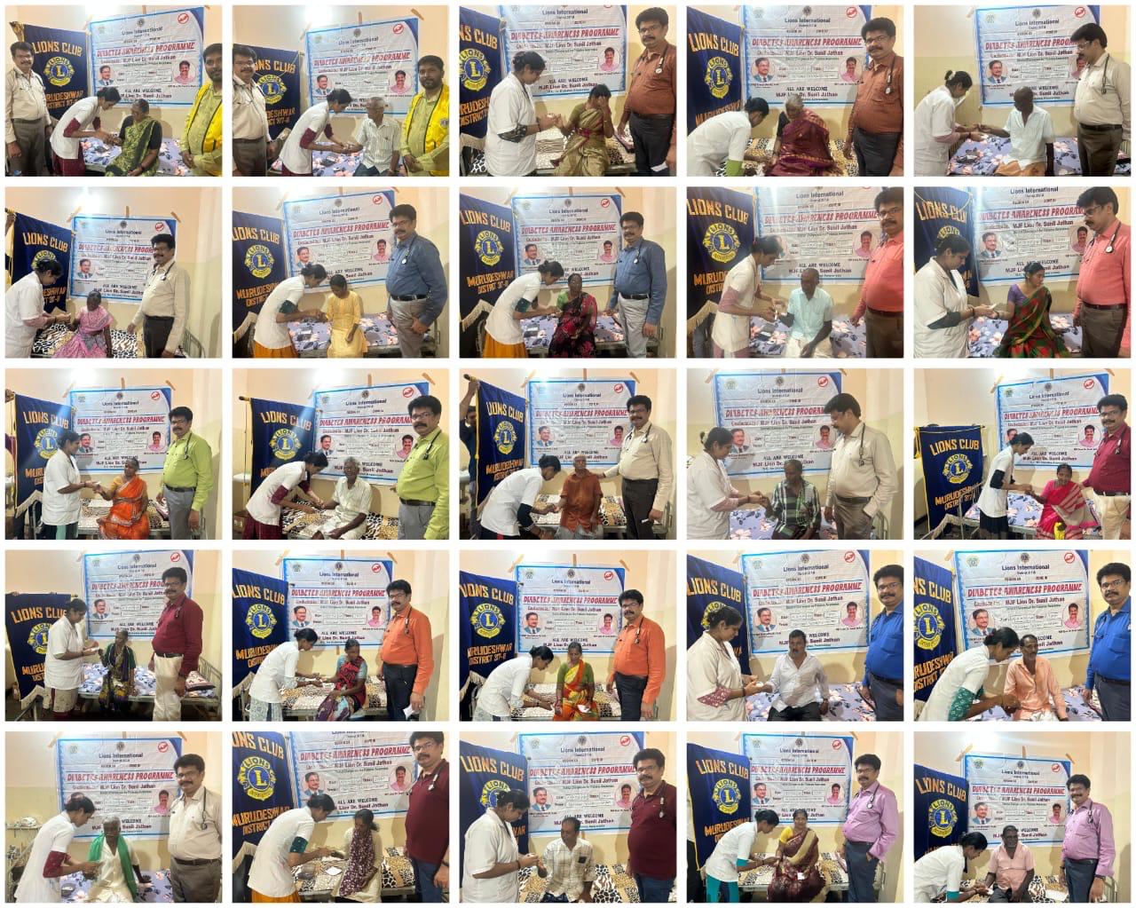 CONDUCTED DIABETIC SCREENING AND AWARENESS CAMP FOR 15 DAYS