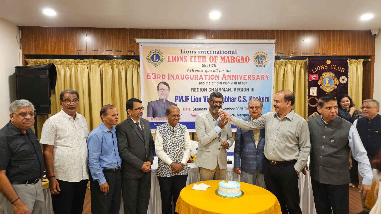 RC Visit to Lion Club of Margao on 22nd Nov 2025