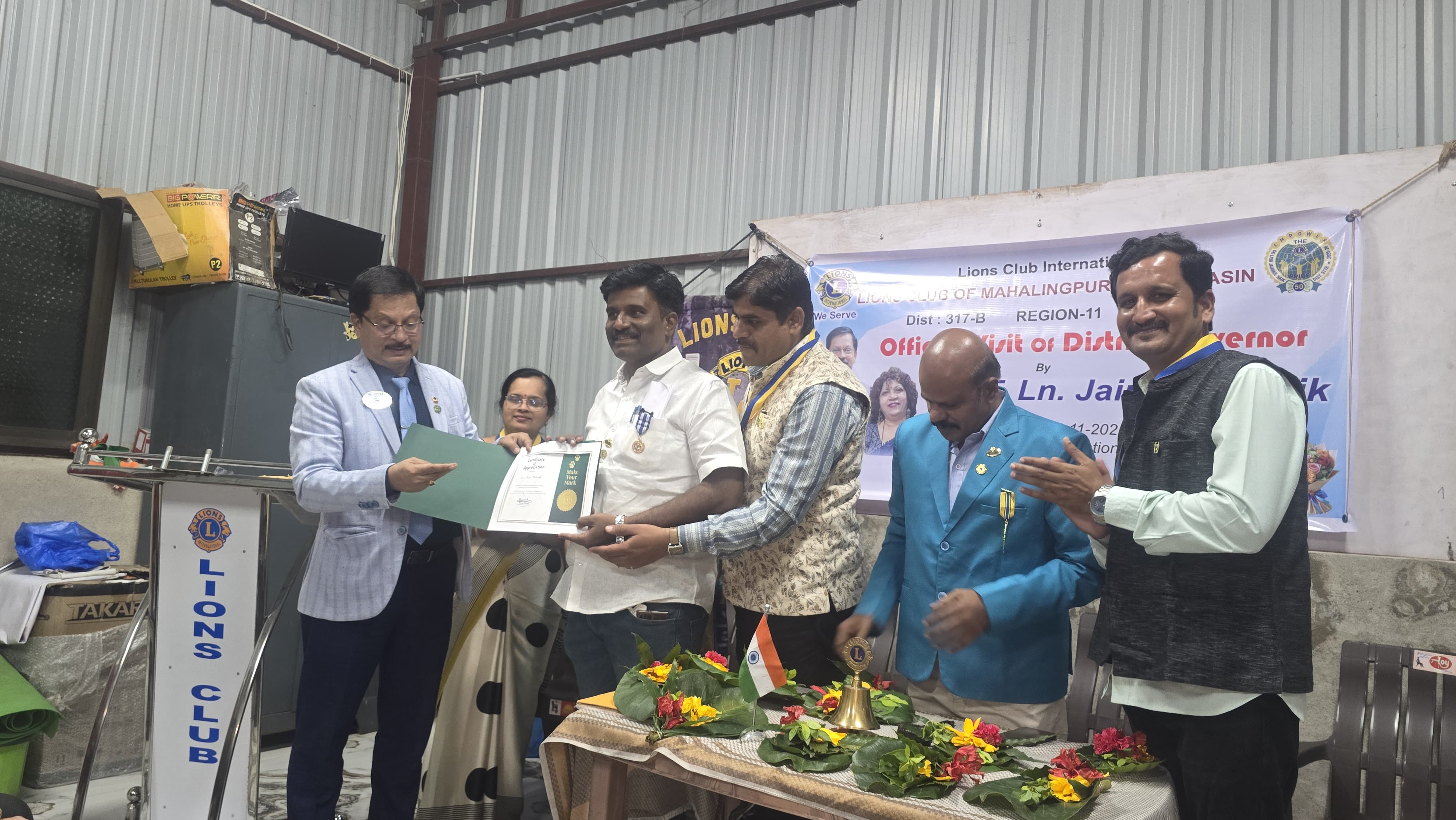 DG Visit to our club 