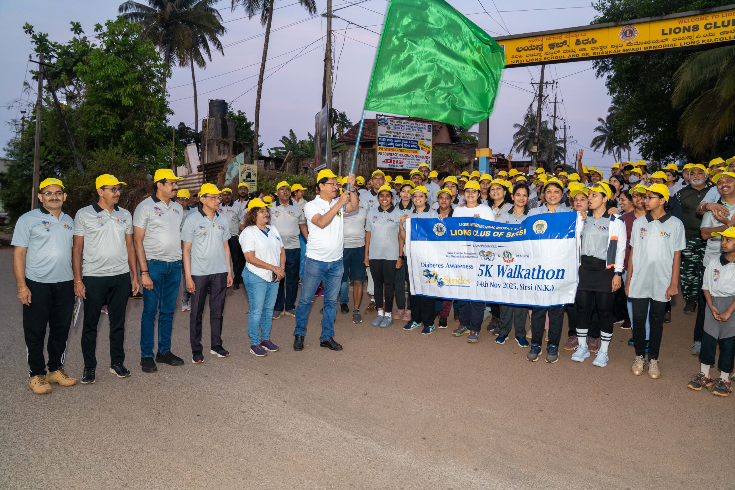 LIONS STRIDE WALK-5K WALKATHONE FOR DIABETIC AWARENESS