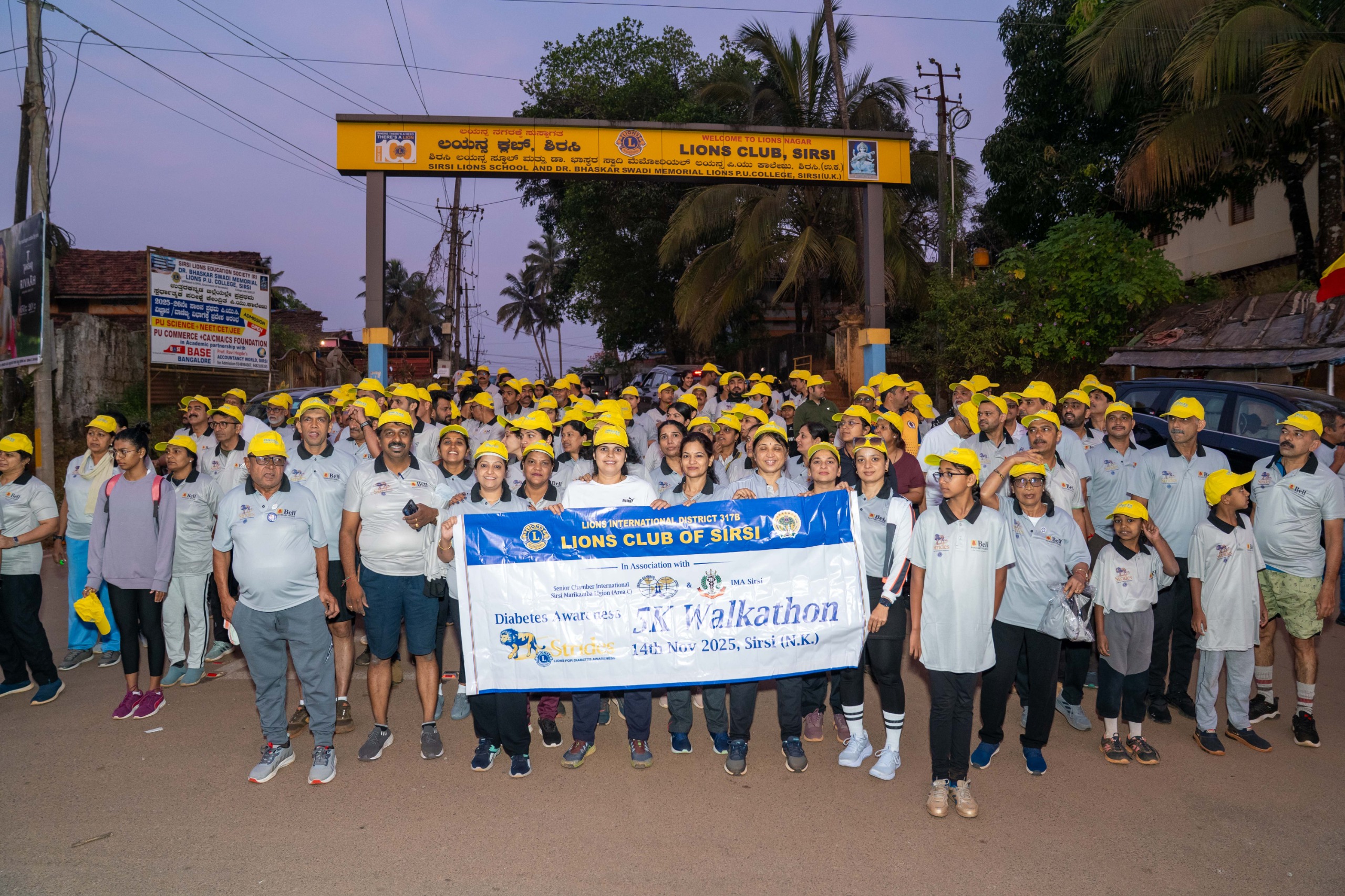 LIONS STRIDE WALK-5K WALKATHONE FOR DIABETIC AWARENESS