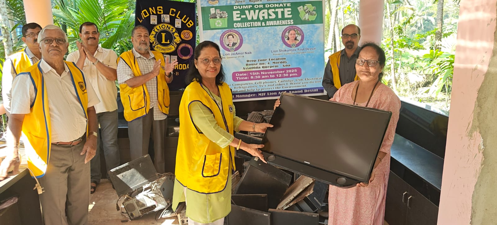 E- waste collection drive