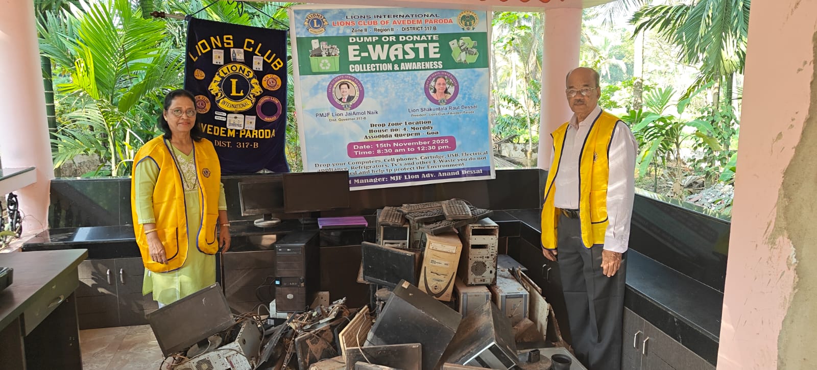 E- waste collection drive