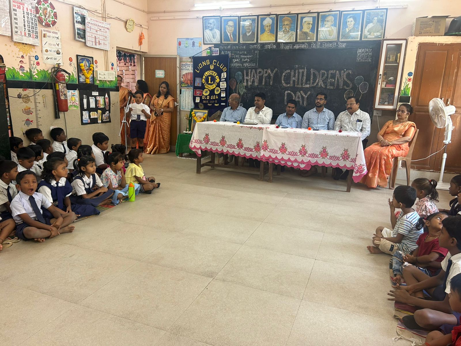 Childrens day celebration at Government Primary School Mangado