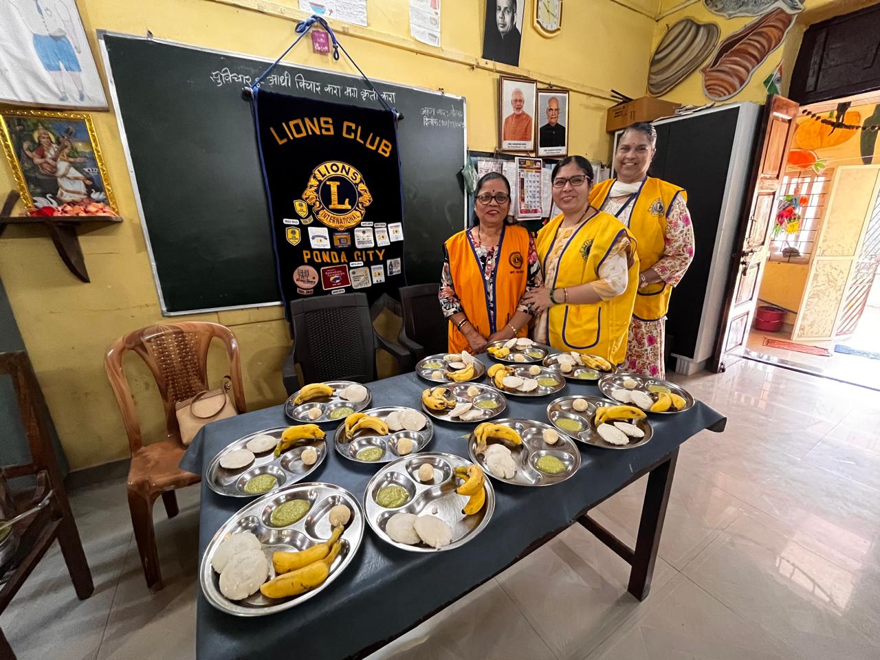 Annadan at Govt Primary school, Borim, Ponda