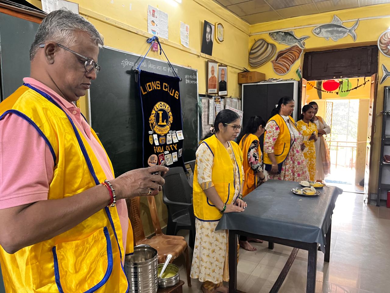 Annadan at Govt Primary school, Borim, Ponda