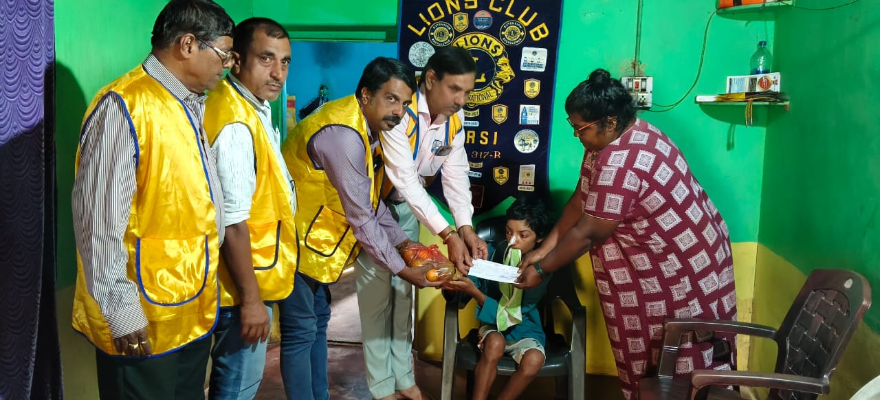 SIGNATURE ACTIVITY - LIONS SPANDANA FINANCIAL SUPPORT FOR MDICAL AID TO POOR FAMILY