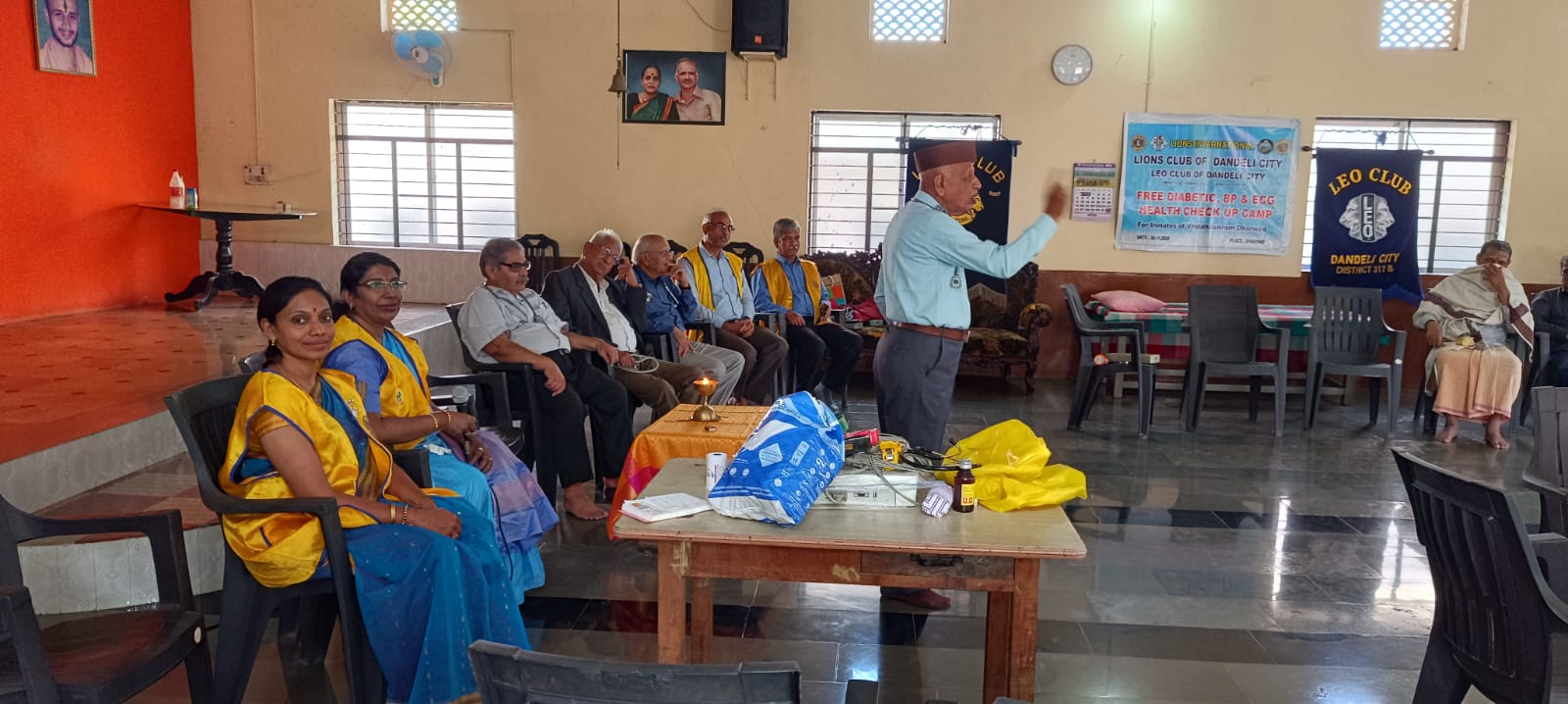 Free Diabetes, BP, ECG Health check up camp