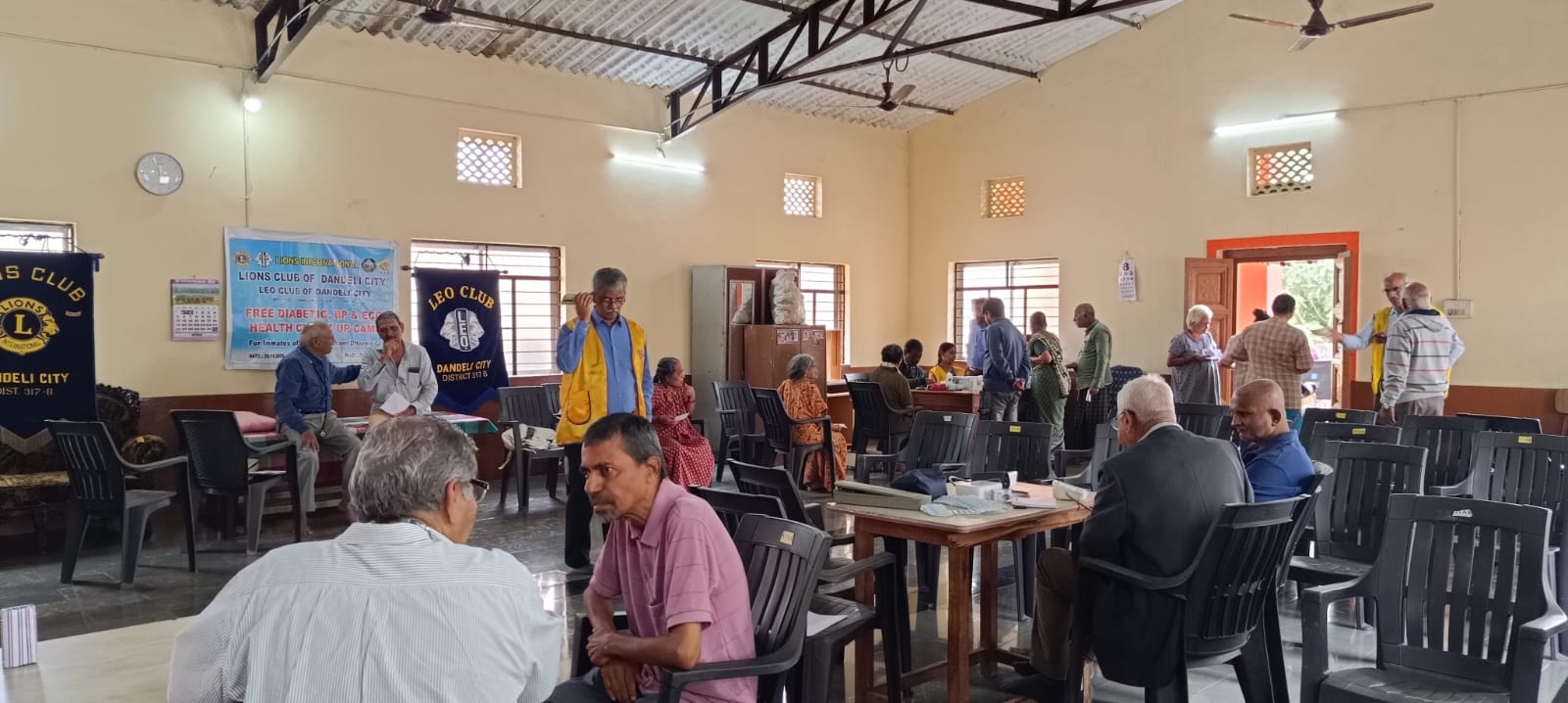 Free Diabetes, BP, ECG Health check up camp