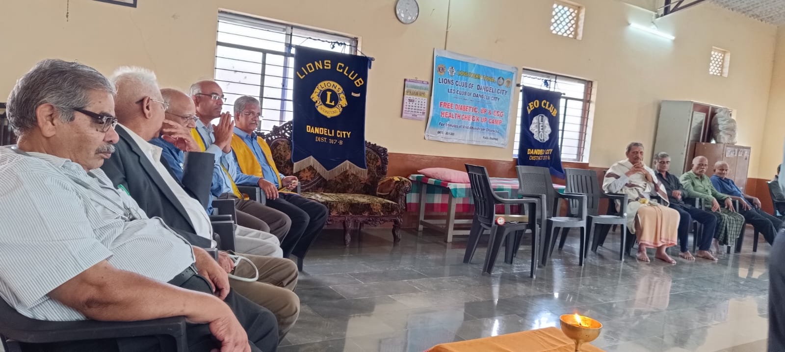 Free Diabetes, BP, ECG Health check up camp