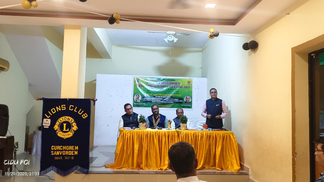 Speaker For 1st Zone Advisory of Region 3 Zone 2 of ZC Lion Krishnaji Bagali spoke of World Wide Week No two with UNSDG Goal no 2 which will start from Jan 3 to Jan 11 and gave Certificates of Clubs Participated and Organised Events for Mental Health Week