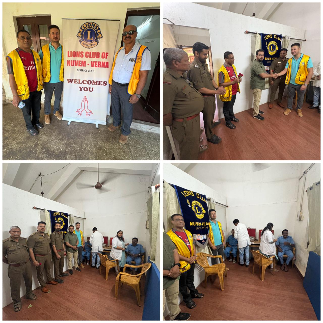 Visited Lions Club of Nuvem Verna with UNSDG # 3 With Health & Well Being with Eye Camp with Spectacles to KTC Bus Drivers & Conductors