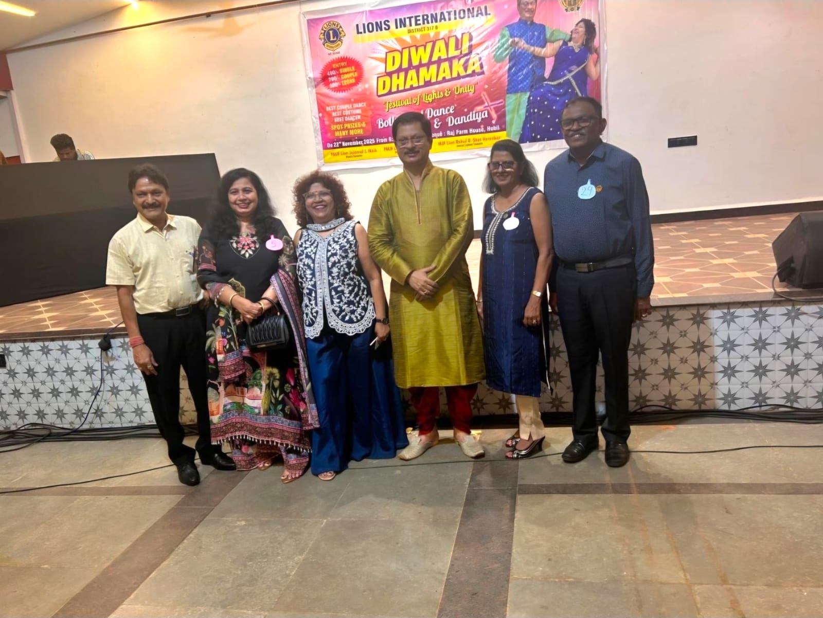 Lions Club of Candolim attended Diwali Damaka