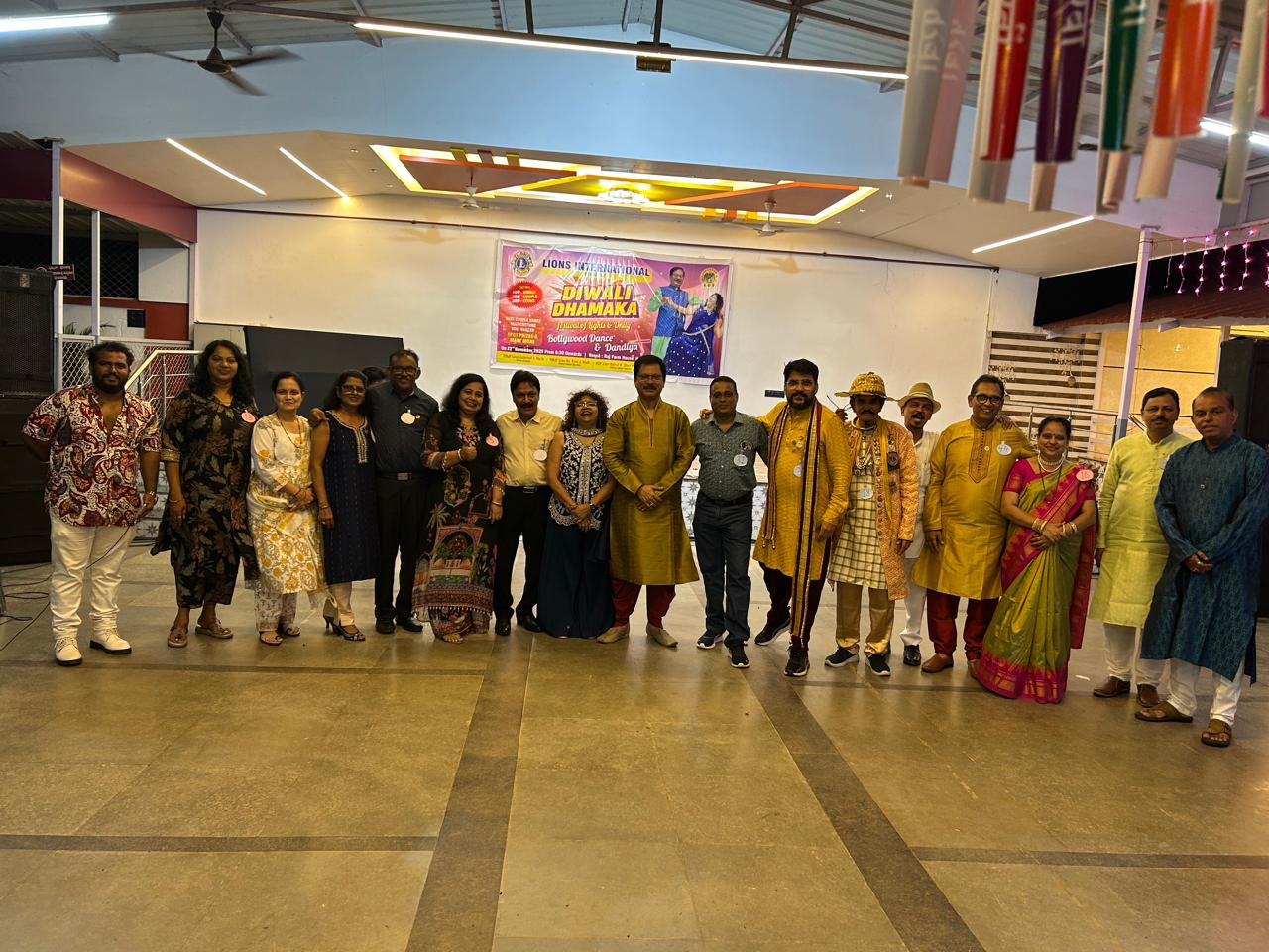 Lions Club of Candolim attended Diwali Damaka