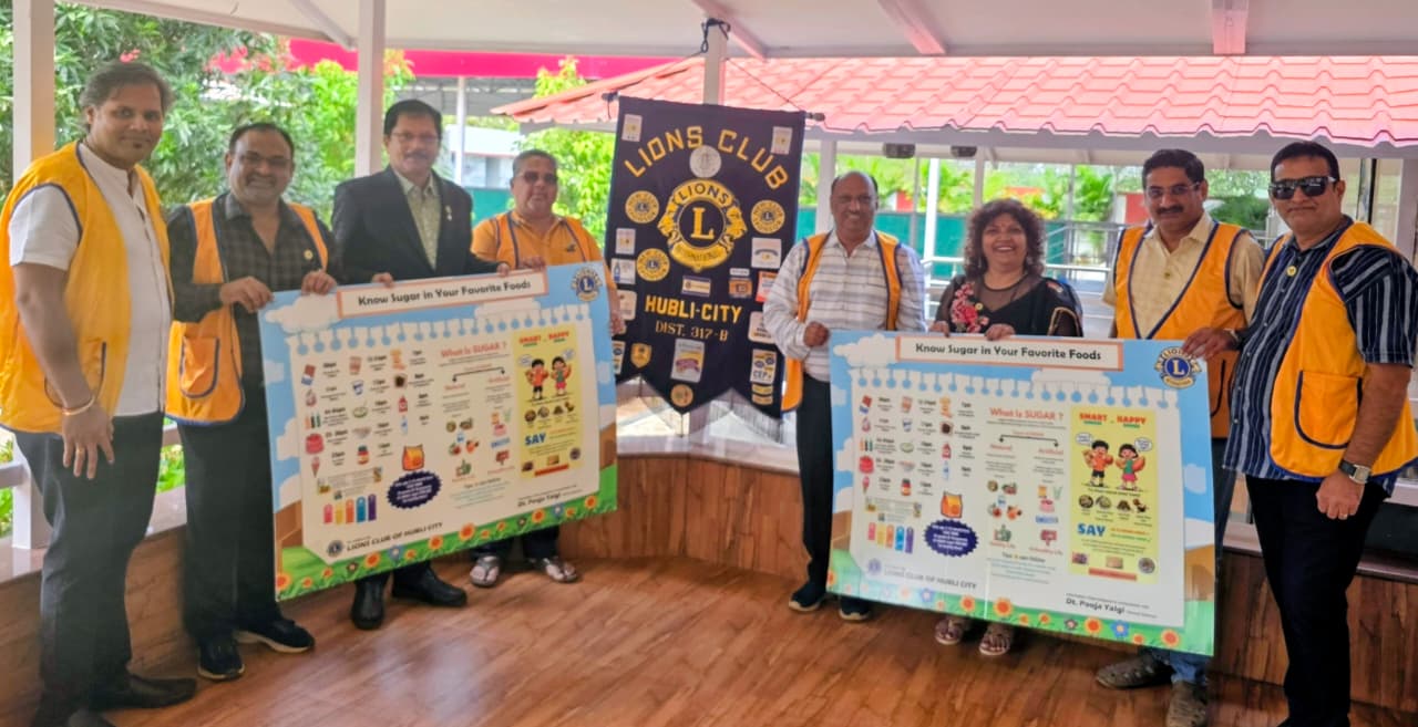 on 22nd November , 2025 we—the P S T of Lions Club of Hubli City, along with our fellow Lion members—conducted the pre-launch of our signature activity: Donation of Sugar Boards to schools in and around the Hubli–Dharwad region .
