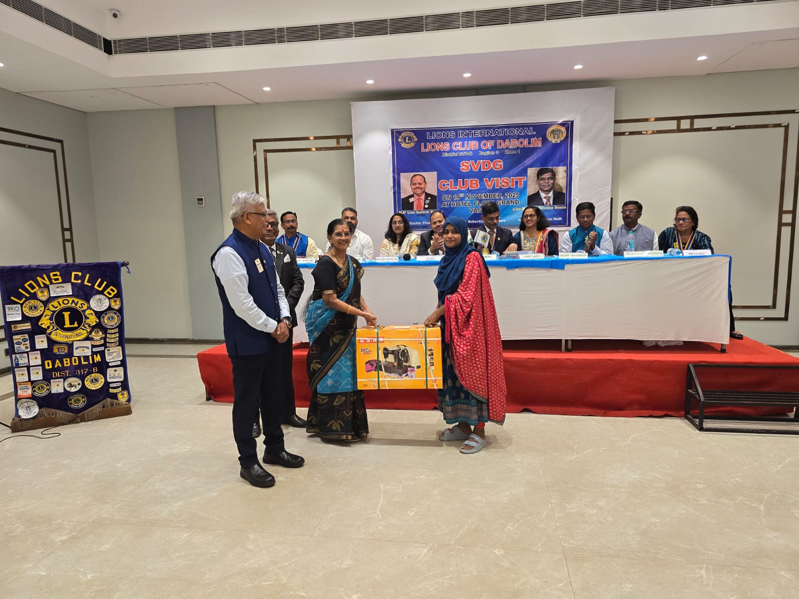 DONATION OF SEWING MACHINE