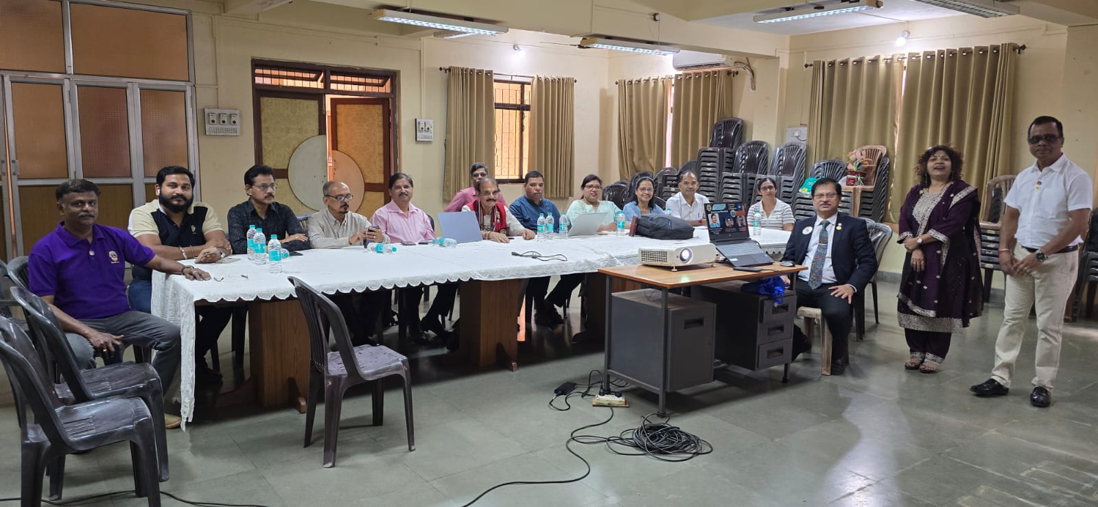 Three members of Lions Club of Panjim attended the Workshop on Artificial Intelligence organised by The Lions International, District 317B